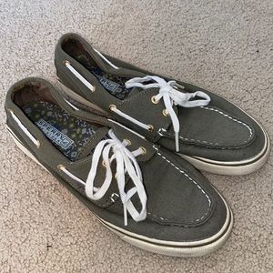 Green Sperrys